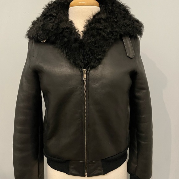 Shearling Leather coat - Picture 1 of 12
